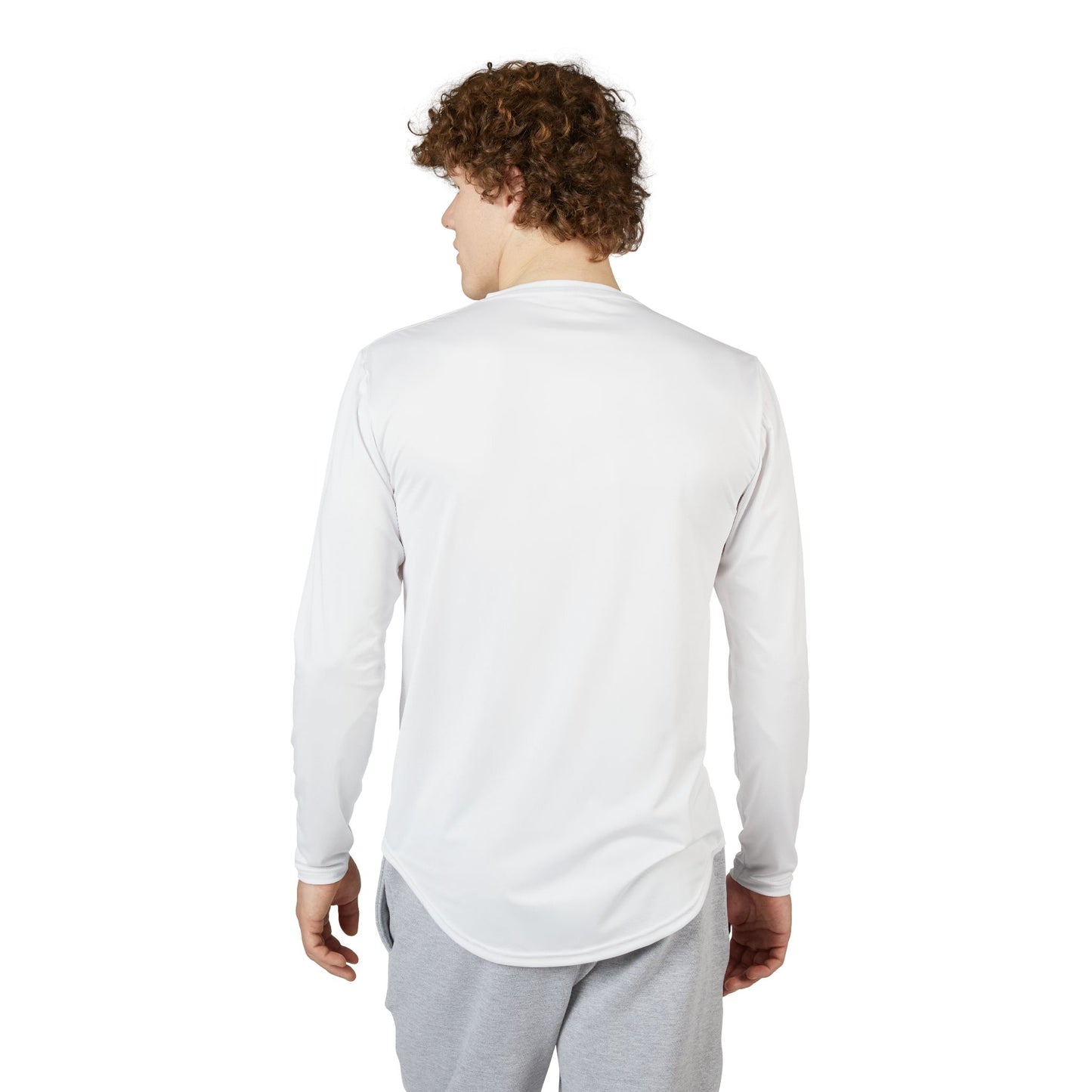 Men's UV Protection Long Sleeve Shirt - Fun Outdoor Apparel, Summer Activewear, Gifts for Nature Lovers, Casual Sun Safety