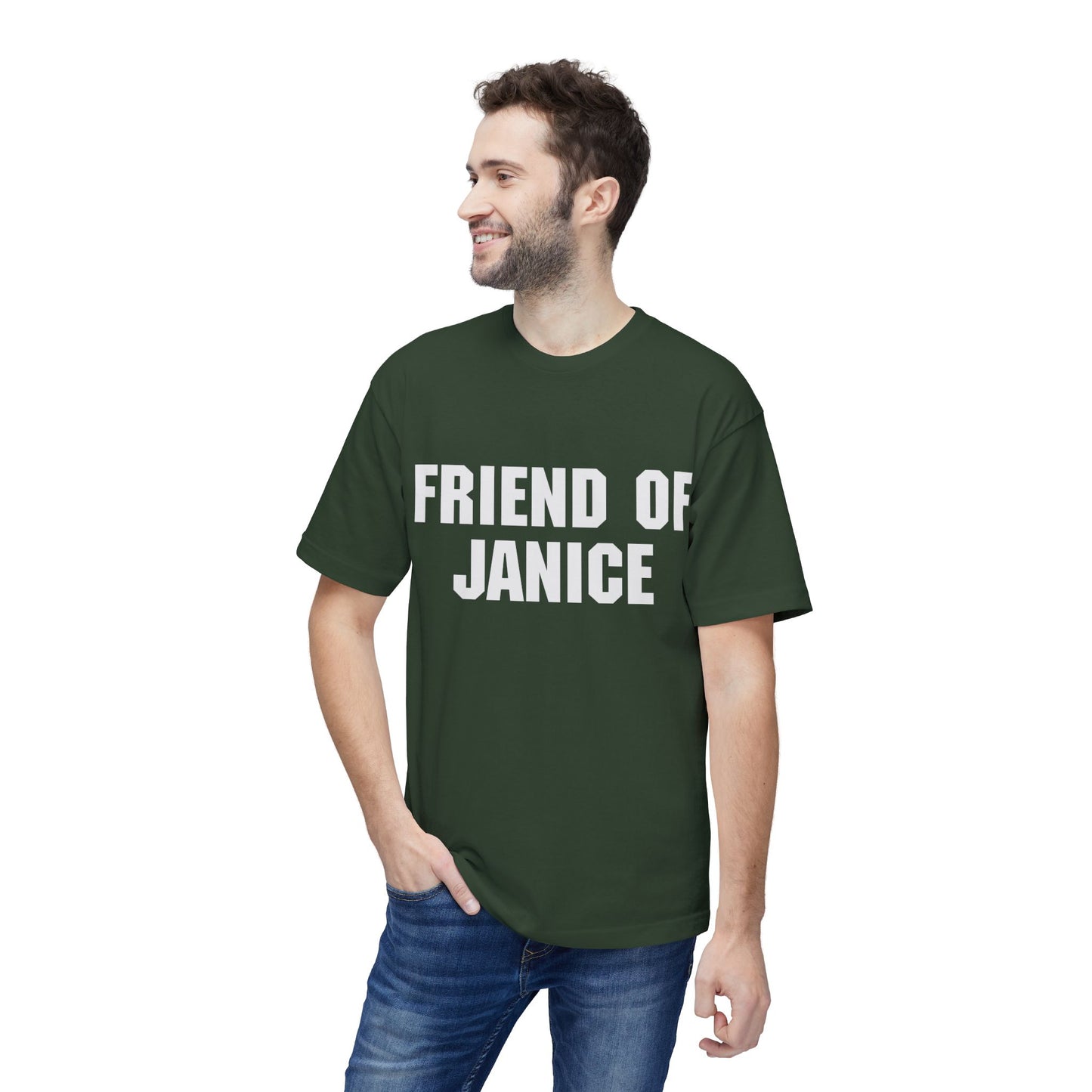 Friend of Janice T-Shirt — Subtle White Graphic Tee