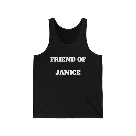 Friend of Janice Tank Top – Personalized Funny Friend Name Jersey Tank