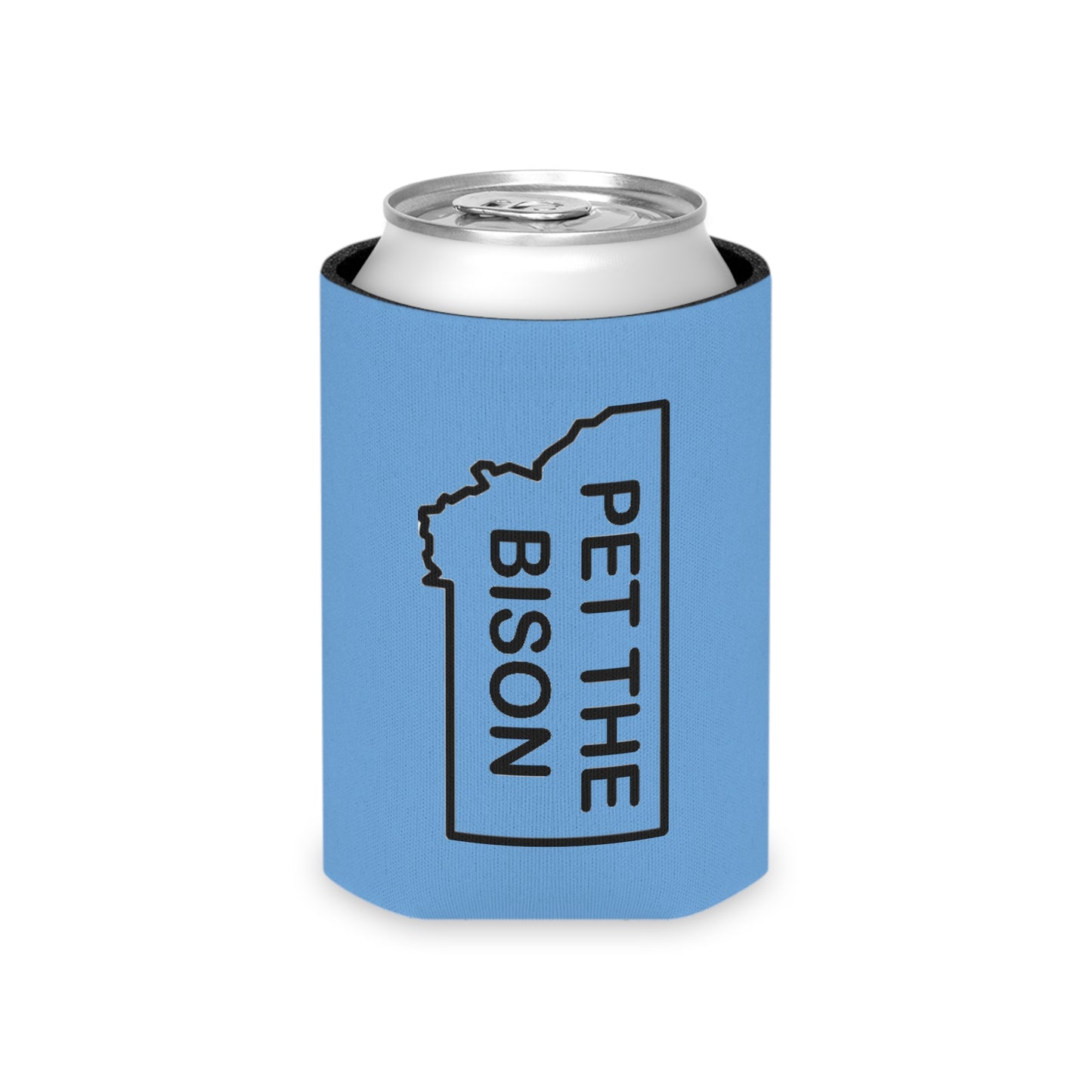 Pet the Bison Can Cooler - Fun Summer BBQ Accessory, Perfect for Outdoor Events, Gift for Animal Lovers, Unique Camping Gear, Funny [...]